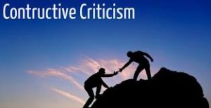constructive criticism
