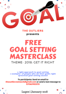 Goal Setting Master class